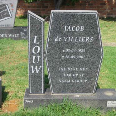 LOUW Jacob de Villiers 1923-2001