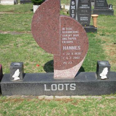 LOOTS Hannes 1930-2002