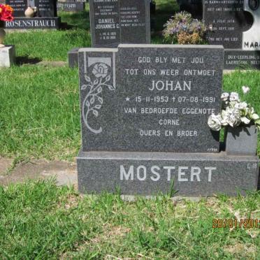 MOSTERT Johan 1953-1991