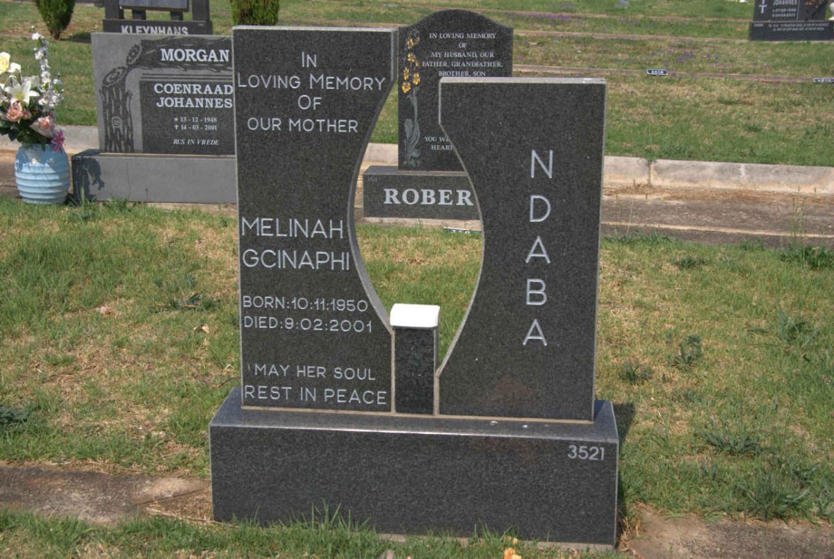 NDABA Melinah Gcinaphi 1950-2001