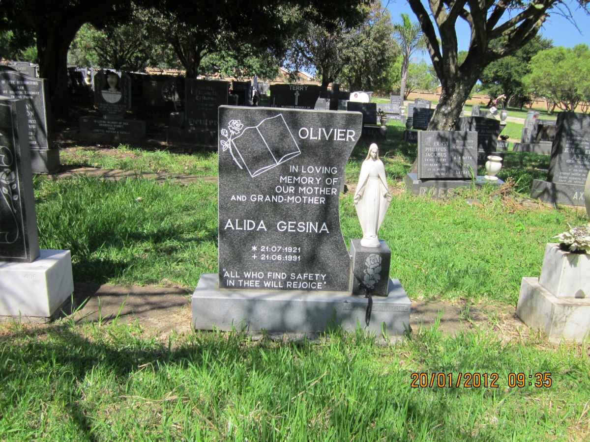 OLIVIER Alida Gesina 1921-1991