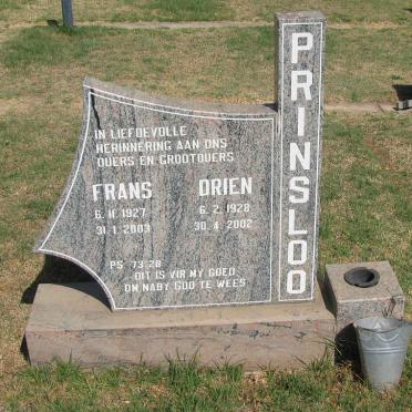 PRINSLOO Frans 1927-2003 &amp; Drien 1928-2002