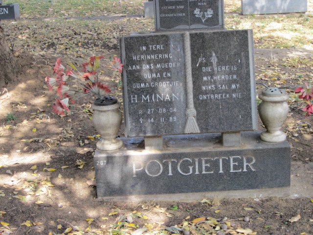 POTGIETER H.M. 1904-1989