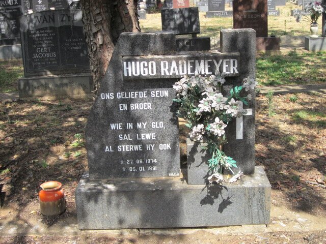 RADEMEYER Hugo 1974-1991