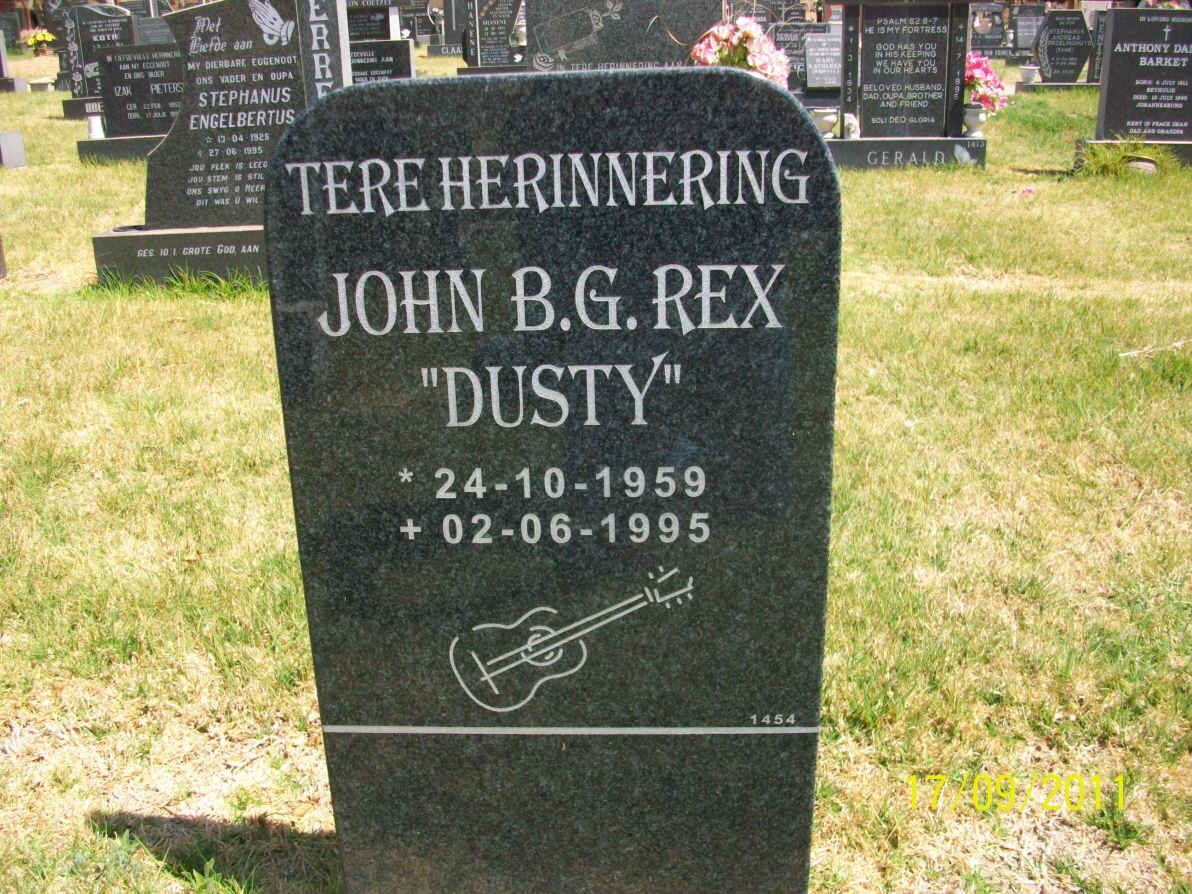 REX John B.G. 1959-1995