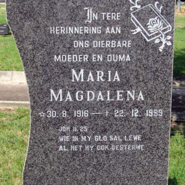 STASSEN Maria Magdalena 1916-1999