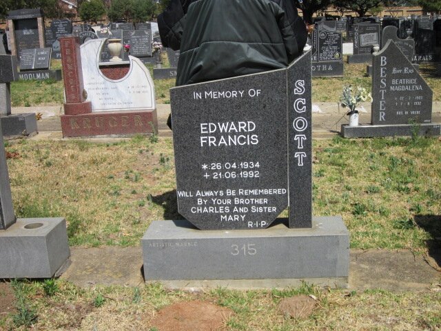 SCOTT Edward Francis 1934-1992