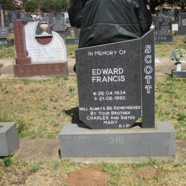 SCOTT Edward Francis 1934-1992