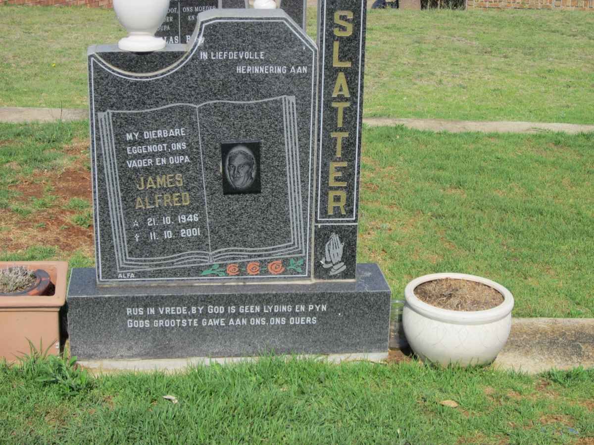 SLATTER James Alfred 1946-2001