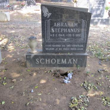 SCHOEMAN Abraham Stephanus 1944-1992