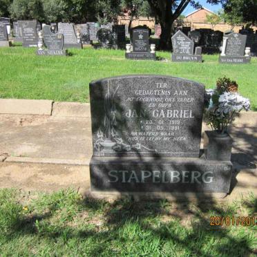 STAPELBERG Jan Gabriel 1919-1991