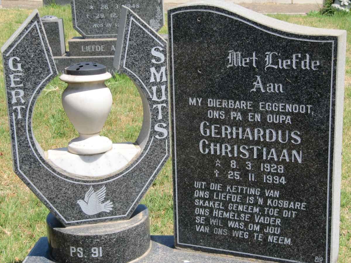 SMUTS Gerhardus Christiaan 1928-1994