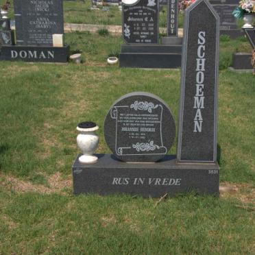 SCHOEMAN Johannes Hendrik 1974-2001