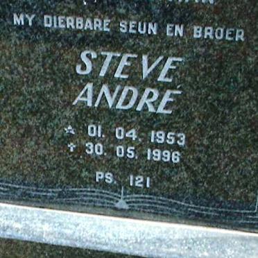 SMIDT Steve André 1953-1996