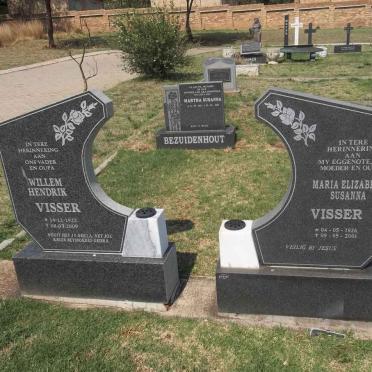 VISSER Willem Hendrik 1922-2009 &amp; Maria Elizabeth Susanna 1926-2001