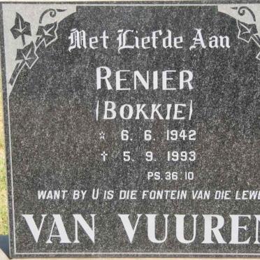 VUUREN Renier, van 1942-1993
