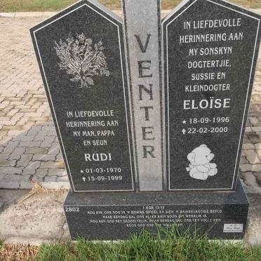 VENTER Rudi 1970-1999 :: VENTER Eloïse 1996-2000