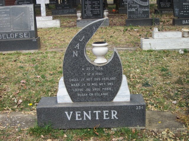 VENTER Jan 1954-1990