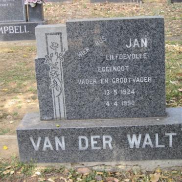 WALT Jan, van der 1924-1990