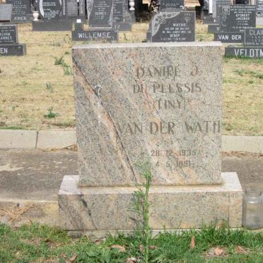 WATH Daniel J du Plessis, van der 1935-1991