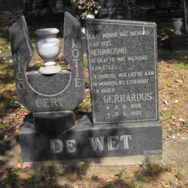WET Gerhardus, de 1958-1990