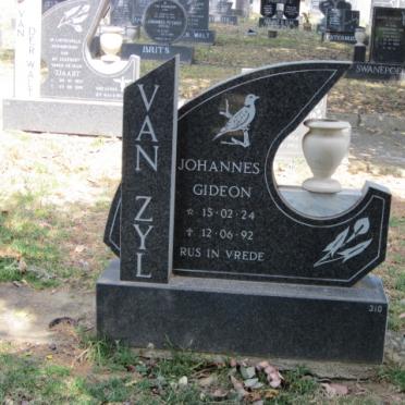 ZYL Johannes Gideon, van 1924-1992