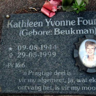 FOURIE Kathleen Yvonne nee BEUKMAN 1944-1999