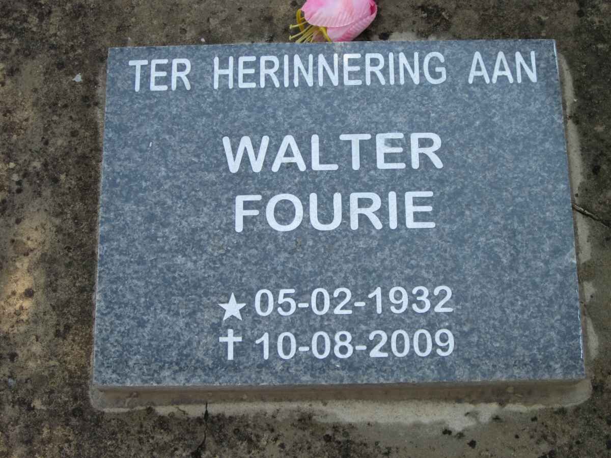 FOURIE Walter 1932-2009