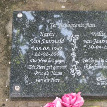 JAARSVELD Willie van 1940 &amp; Kathy 1942-2006