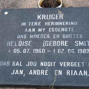 KRUGER Helöise nee SMIT 1960-1989