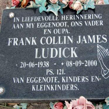 LUDICK Frank Collin James 1938-2000