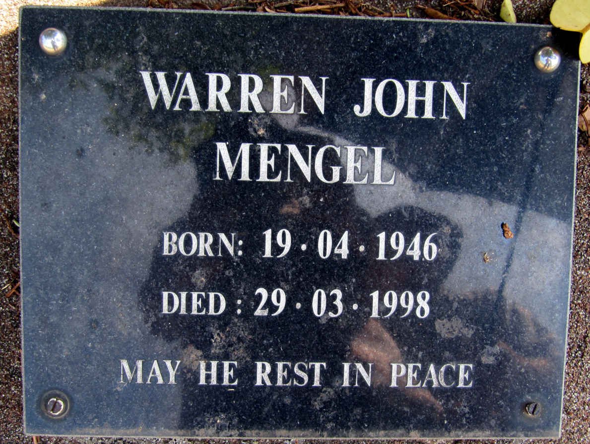MENGEL Warren John 1946-1998