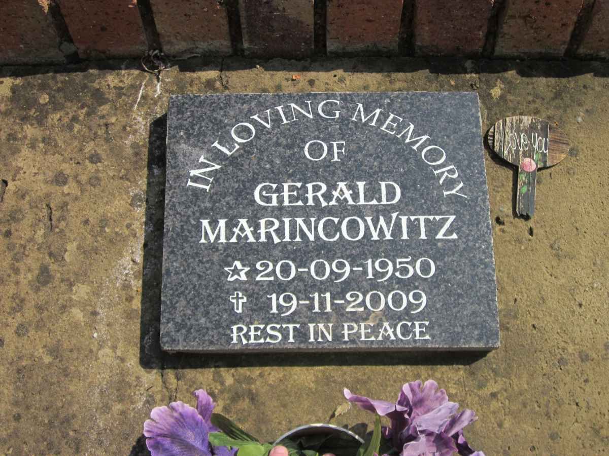 MARINCOWITZ Gerald 1950-2009