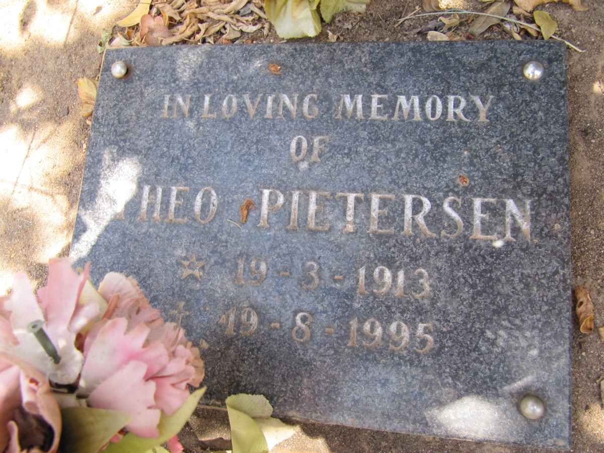 PIETERSEN Theo 1913-1995