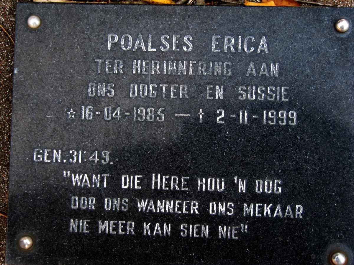 POALSES Erica 1985-1999