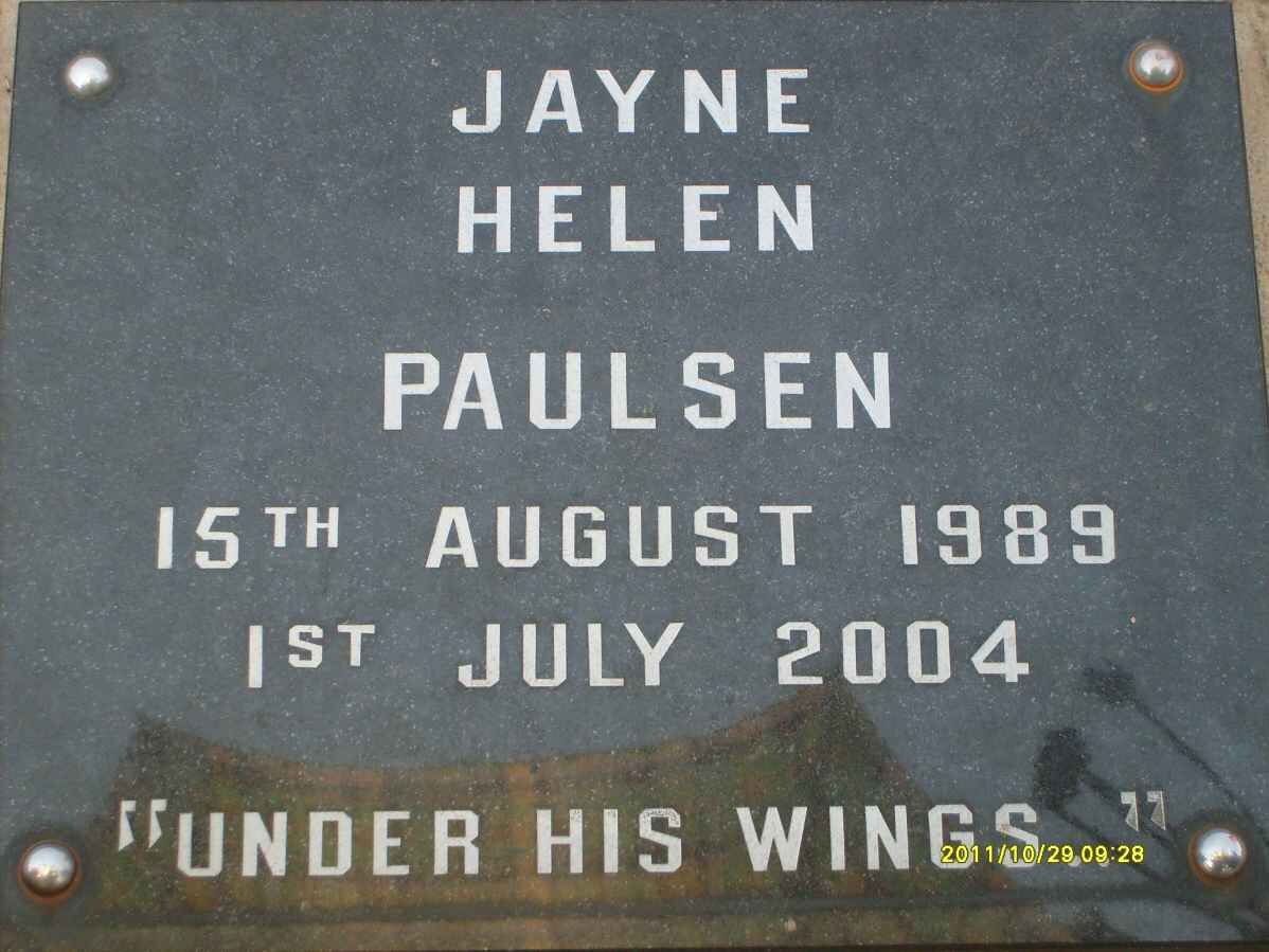 PAULSEN Jayne Helen 1989-2004
