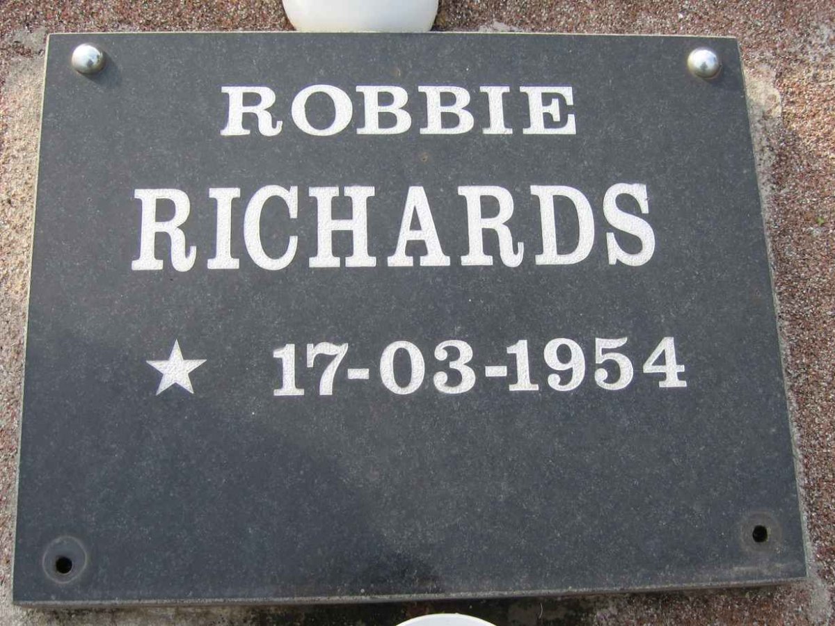 RICHARDS Robbie 1954