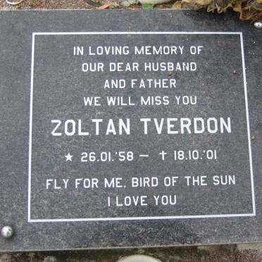 TVERDON Zoltan 1958-2001