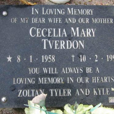 TVERDON Cecilia Mary 1958-1995