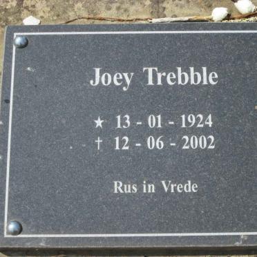 TREBBLE Joey 1924-2002