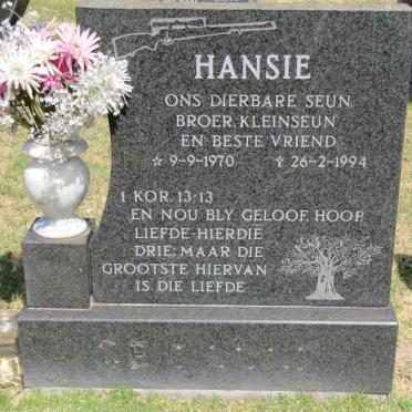 ? Hansie 1970-1994