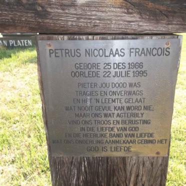 ? Petrus Nicolaas Francois 1966-1995