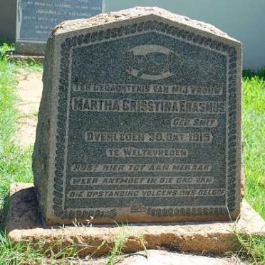 ERASMUS Martha Crisstina nee SMIT -1919
