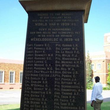 Gauteng, ROODEPOORT, Roodepoort War Memorial