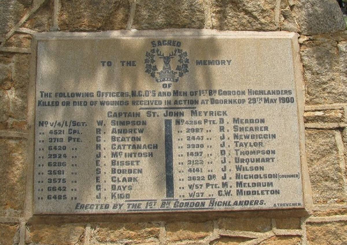 6. Men of 1st Bn. Gordon Highlanders -1900