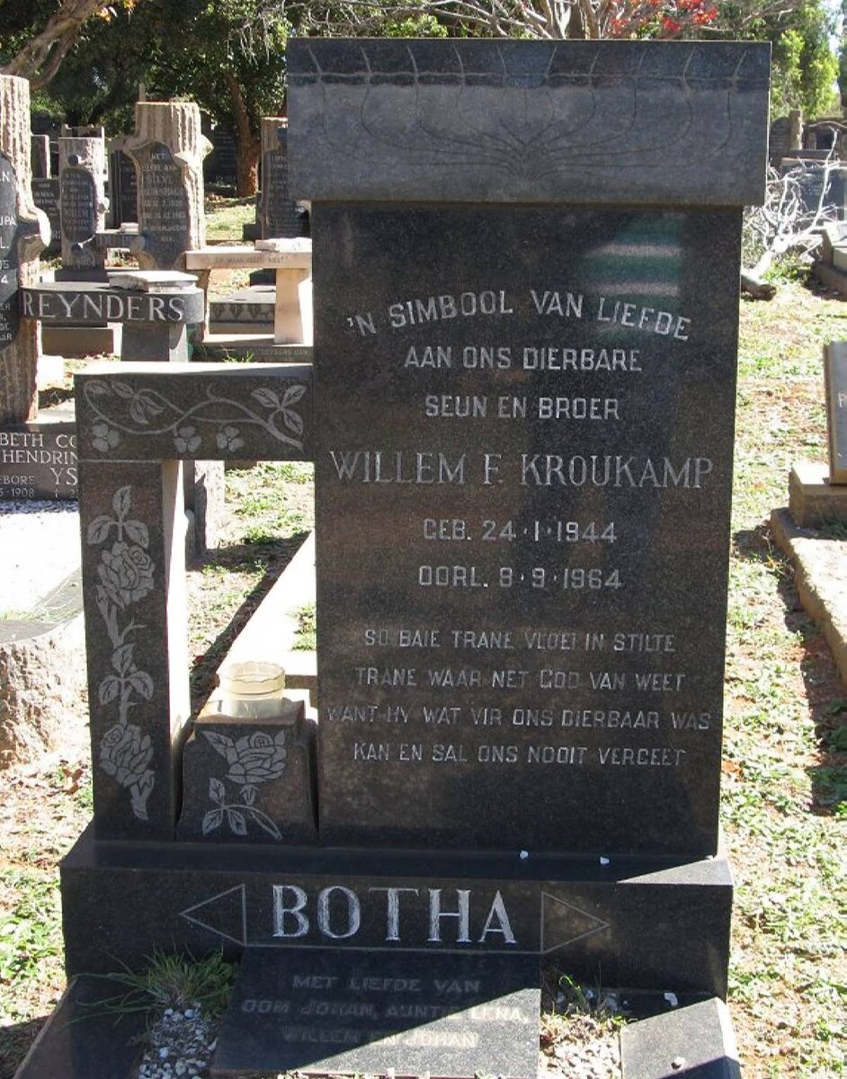 BOTHA Willem F. Kroukamp 1944-1964