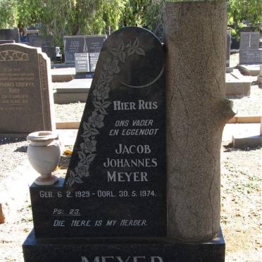 MEYER Jacob Johannes 1929-1974