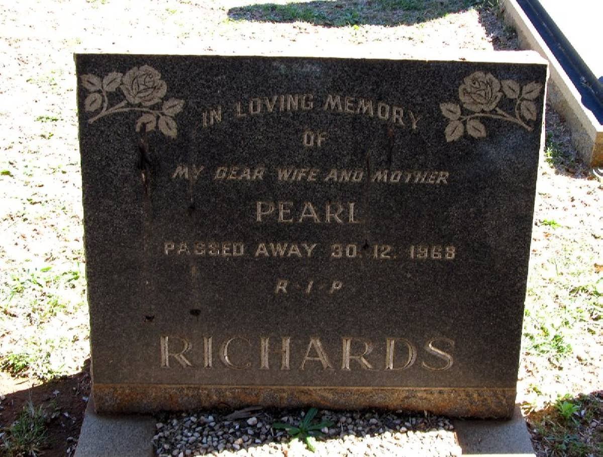 RICHARDS Pearl -1968