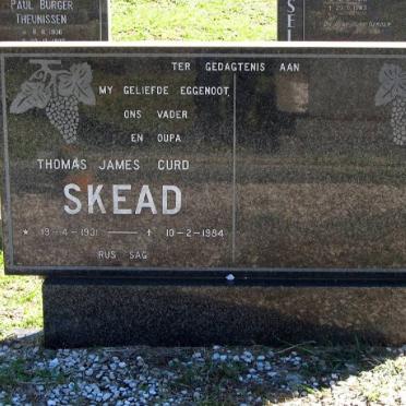SKEAD Thomas James Curd 1931-1984