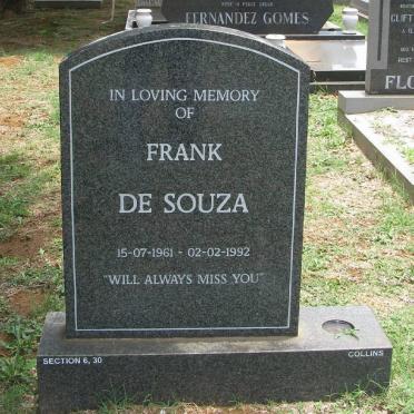 SOUZA Frank, de 1961-1992